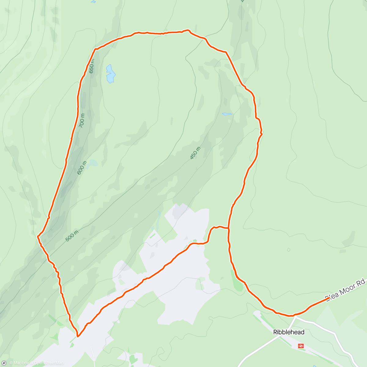Map of the activity, My first 3 Peaks walk - up and down Whernside. It’s wasn’t easy, but it was amazing to do it! Very pleased.