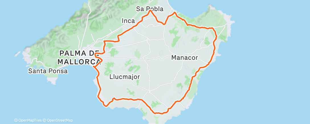 Map of the activity, Working on the knee warmer tanline