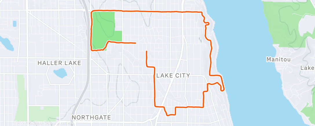 Map of the activity, Still inspired by the weekend