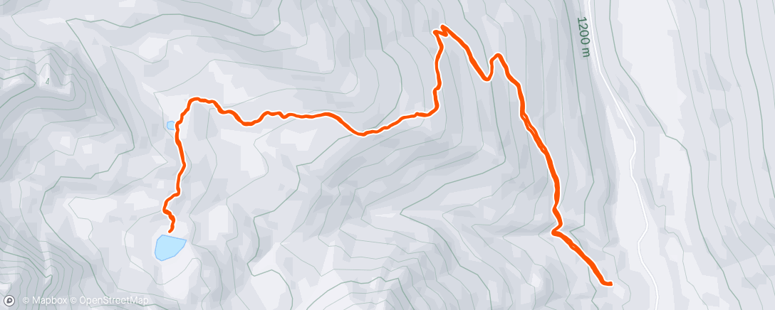 Map of the activity, Copper Glance
