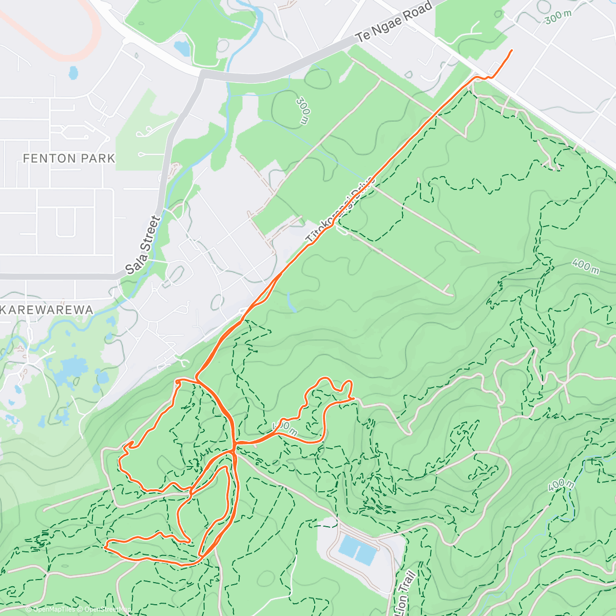 Map of the activity, Afternoon E-Mountain Bike Ride
