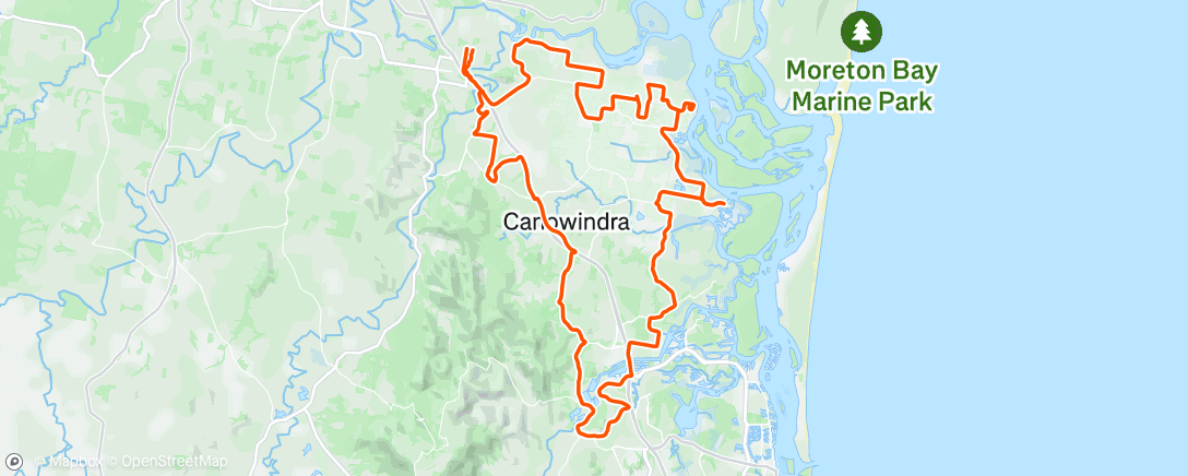 Map of the activity, Not feeling it today