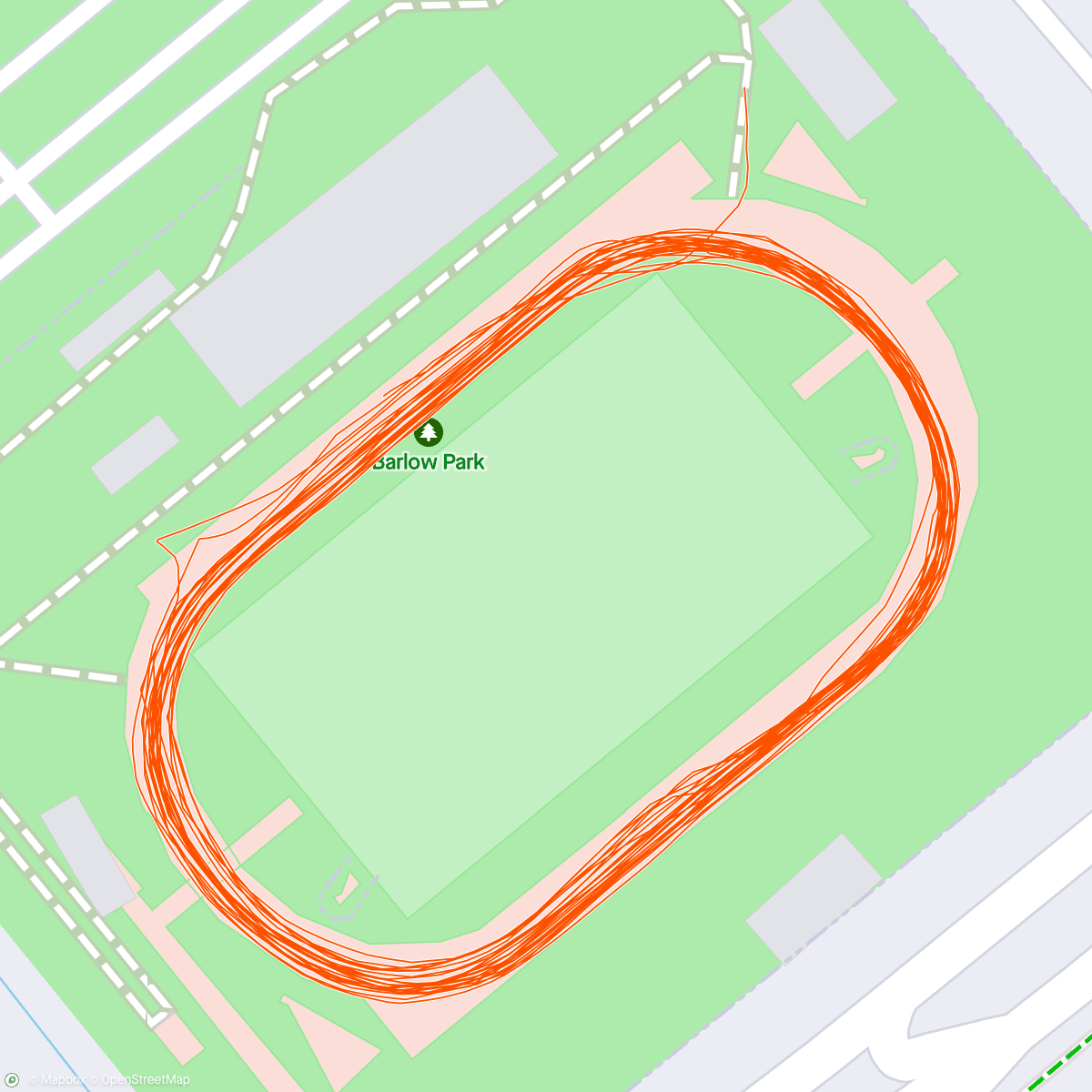 Map of the activity, Not a Rack Star but a Track Star