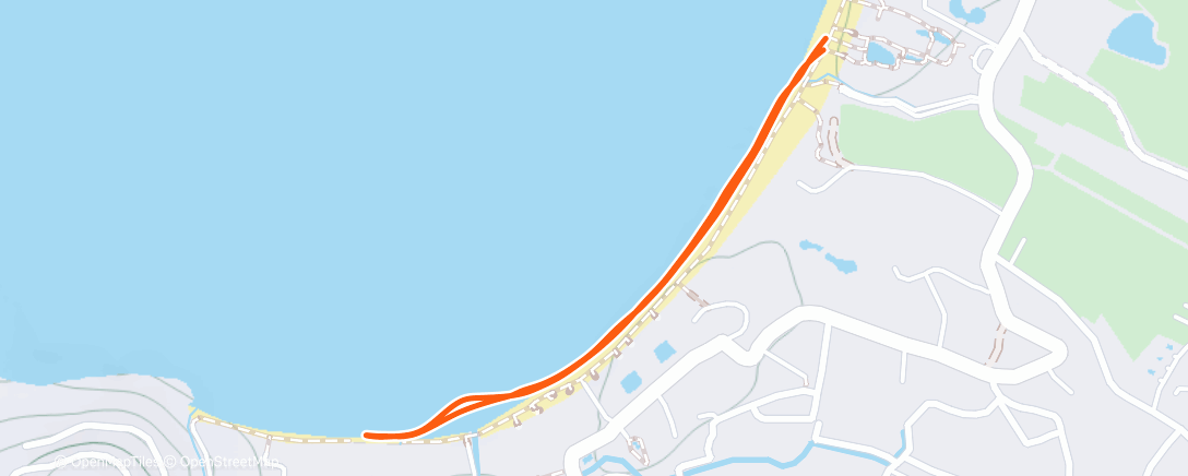 Map of the activity, Morning Walk