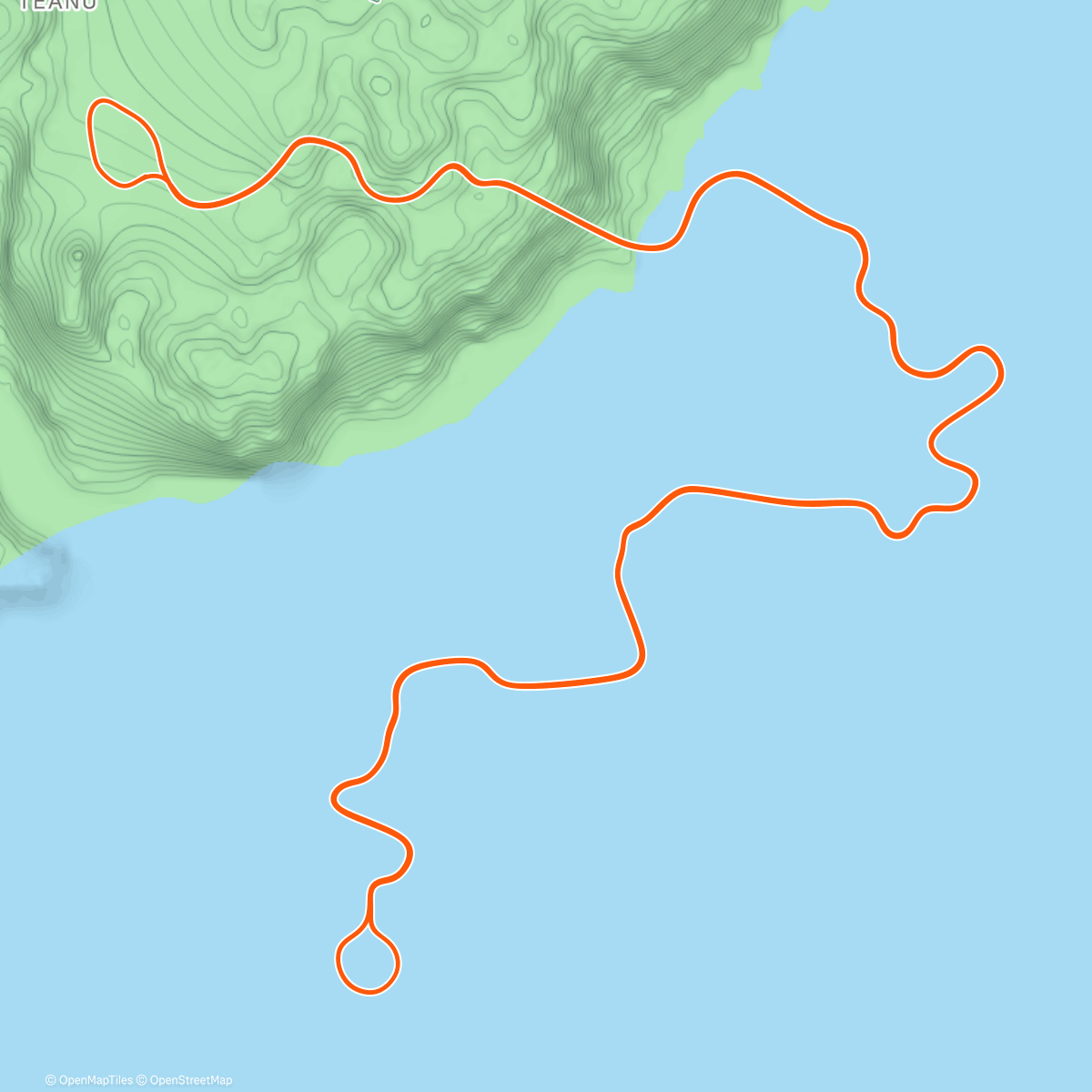 Map of the activity, Zwift - Tempus Fugit in Watopia