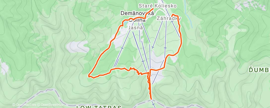 Mapa de la actividad (Afternoon Backcountry Ski)
