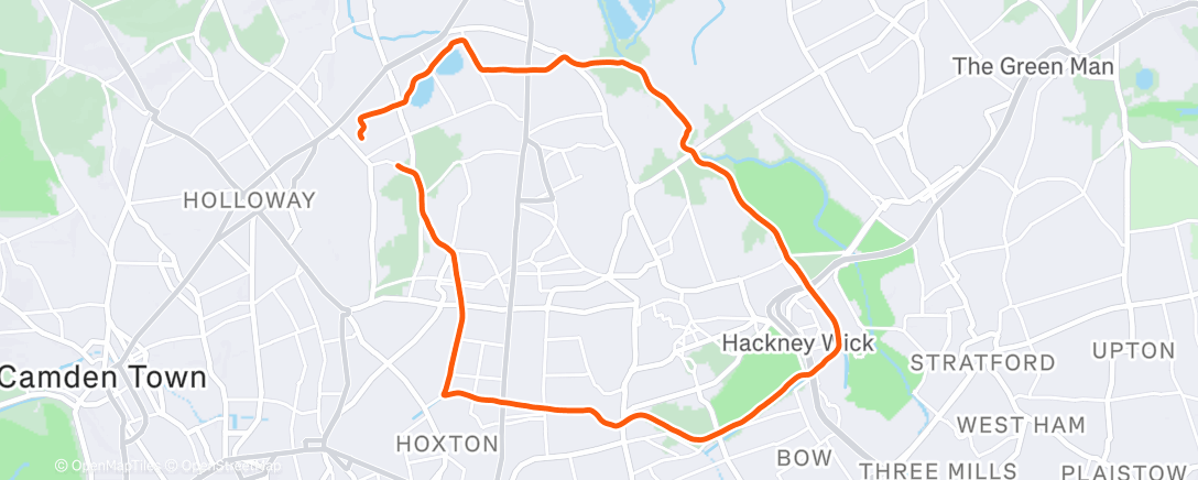 Map of the activity, LSR