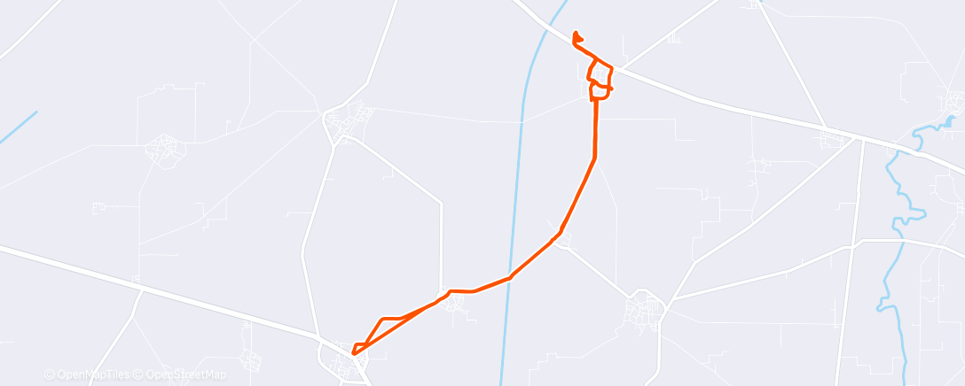 Map of the activity, Around the village