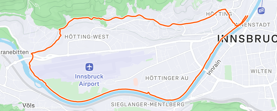 Карта физической активности (Morning Run)