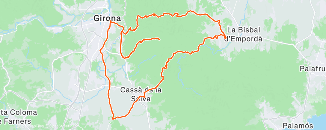 活动地图，Cycling