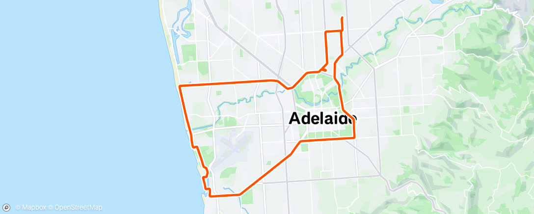 Map of the activity, Morning Ride