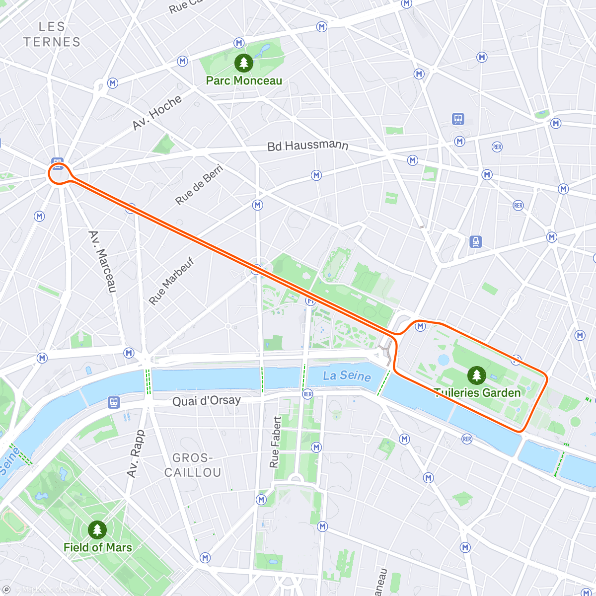 Mapa de la actividad (Zwift - INEOS Grenadiers Virtual Training Camp | The Cafe Ride on Champs-Élysées in Paris)