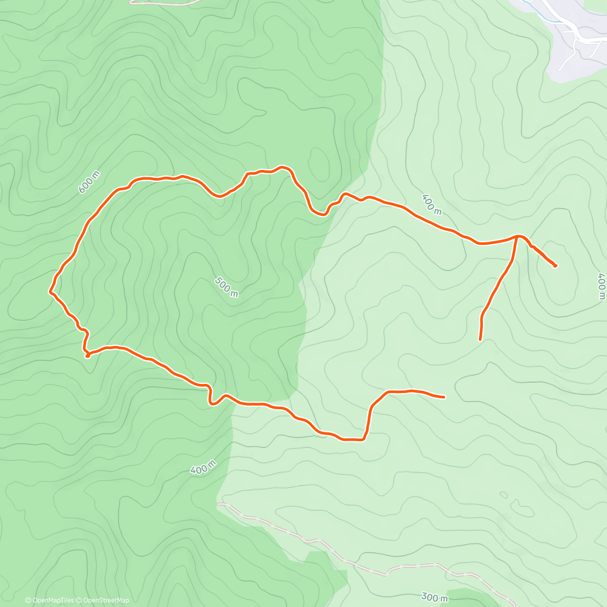 Map of the activity, Draga-Buchila-Carunta-Ciciola