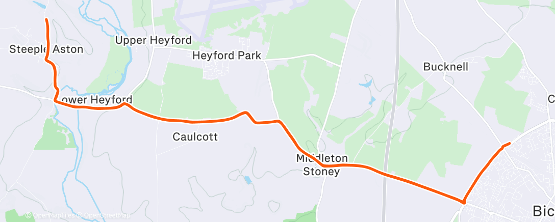 Карта физической активности (Lunch Ride)