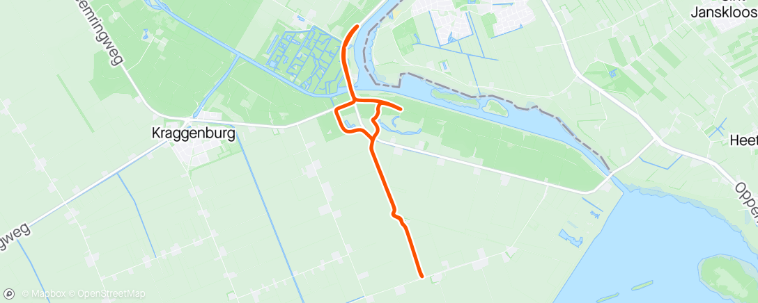 Map of the activity, Herstel 2:de loop editie