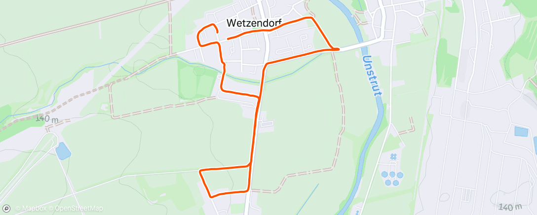 Map of the activity, Spaziergang am Nachmittag