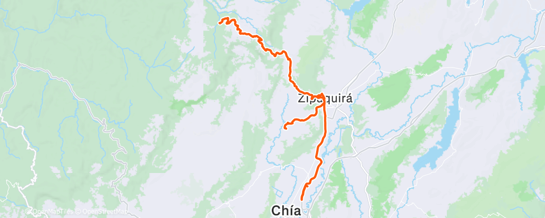 Mapa de la actividad (Morning Ride)