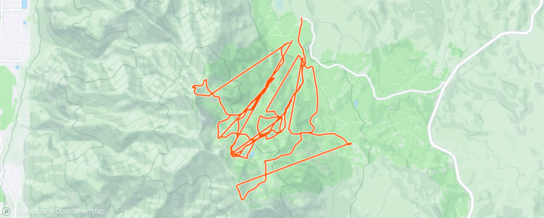 Map of the activity, Snowbasin ✌️