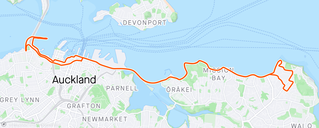Map of the activity, Westhaven cycle