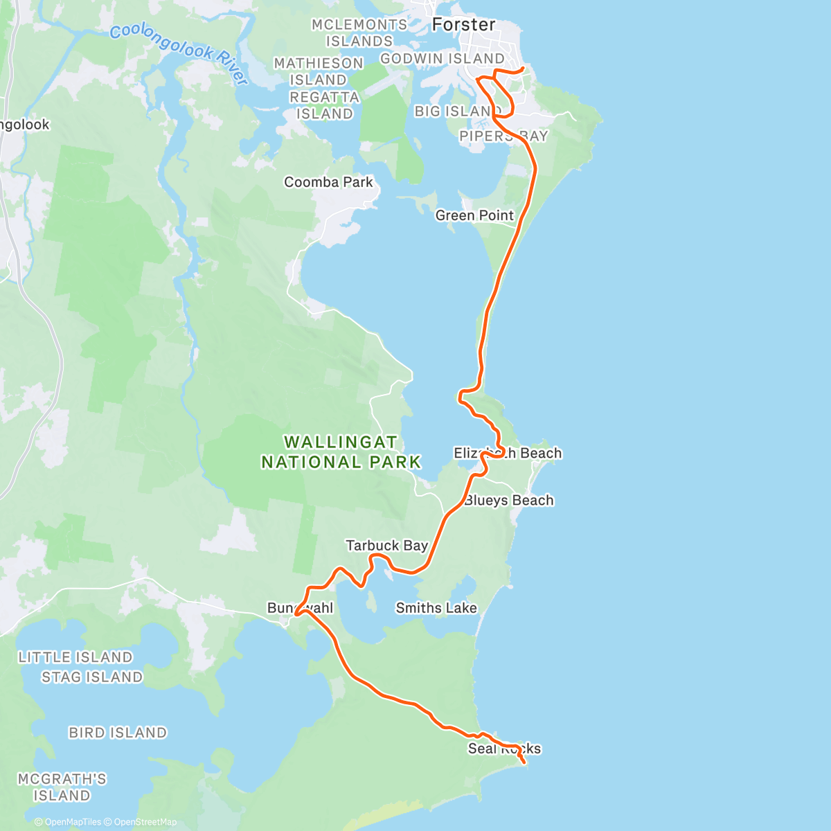 Карта физической активности (Forster the People)