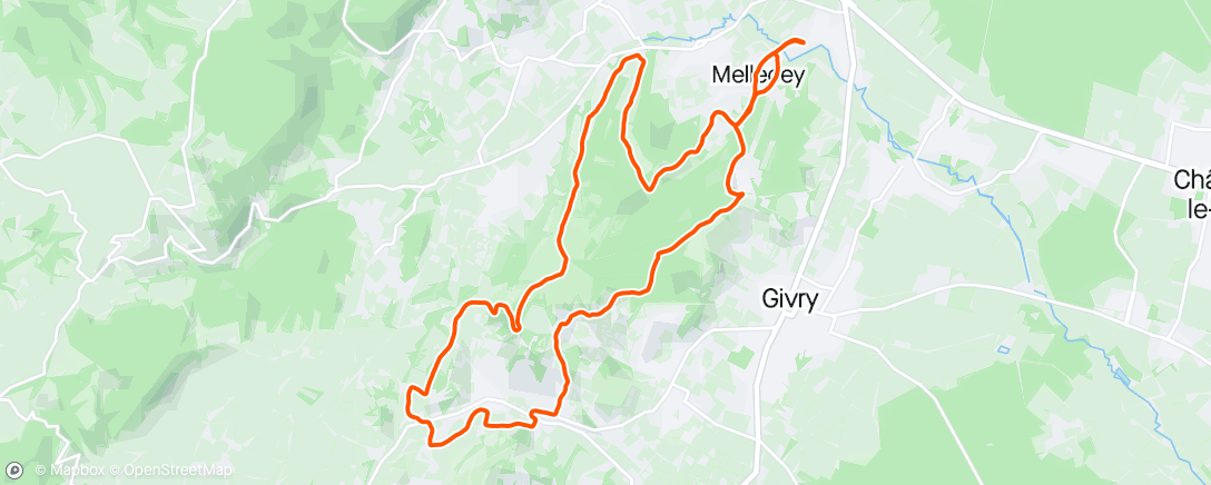 Mapa da atividade, Trail, endurance