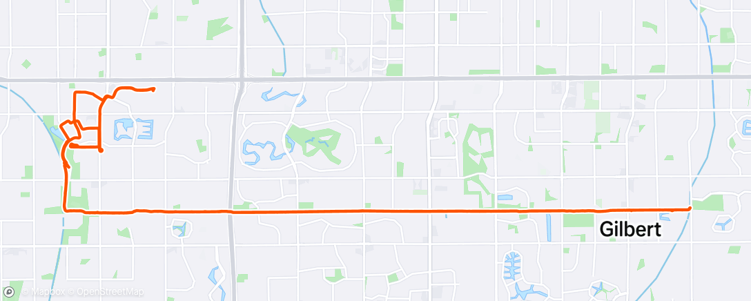 Map of the activity, Sunday funday canal ride