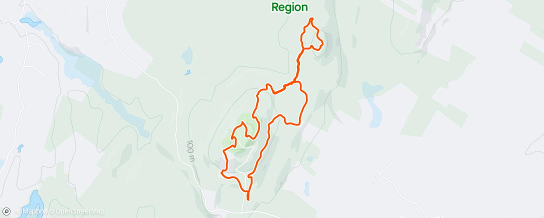 Map of the activity, Morning Hike mount agamenticus