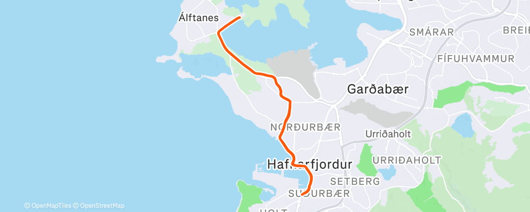 Map of the activity, Forsetinn