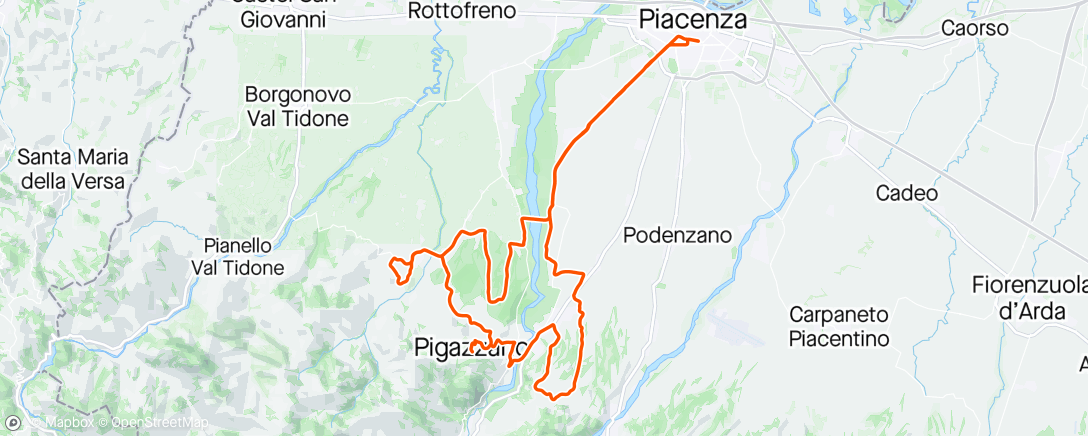 Mappa dell'attività Ancarano-statto-pigazzano-Momeliano-il calle-monteraschio