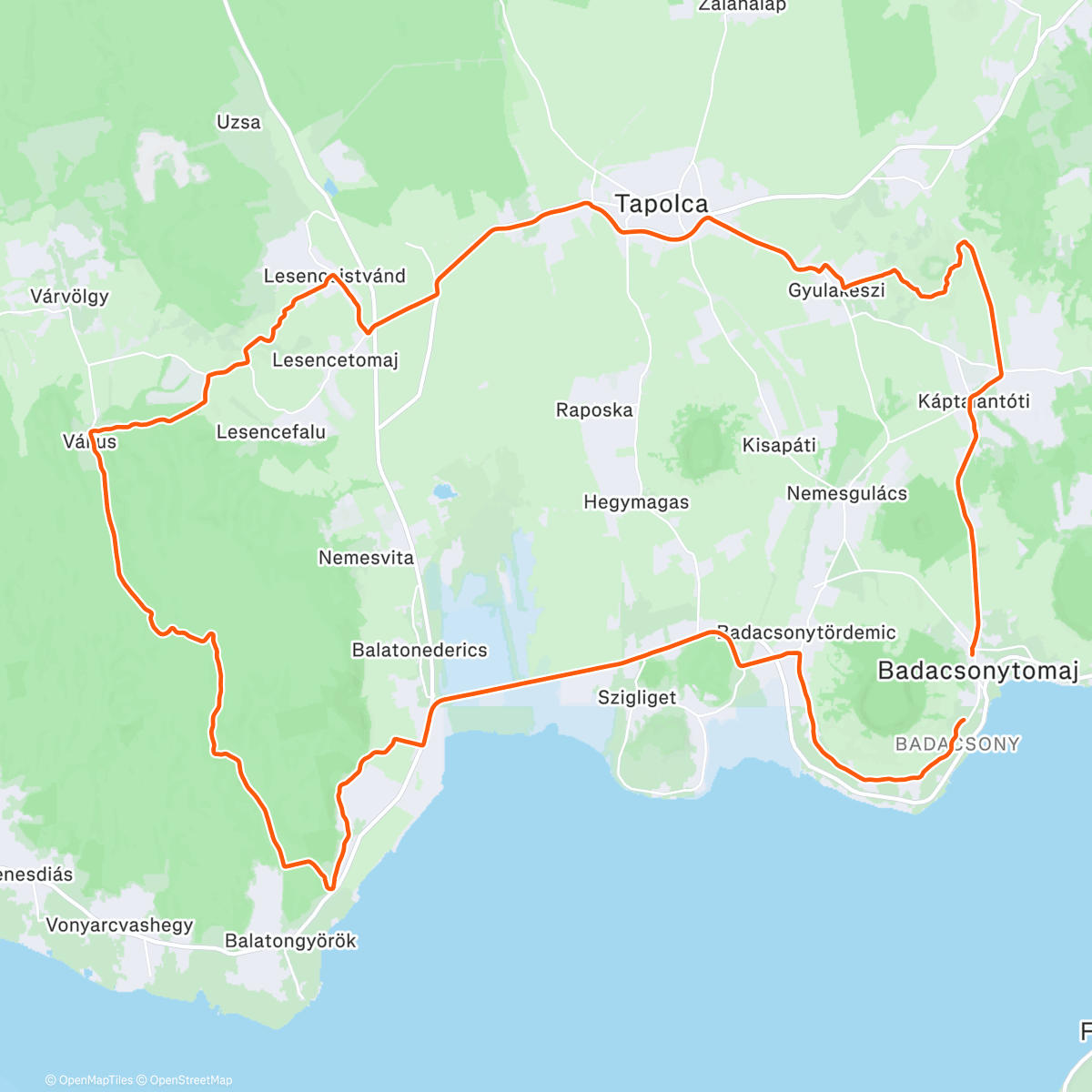 Map of the activity, Elücce a tanúhegyek körül