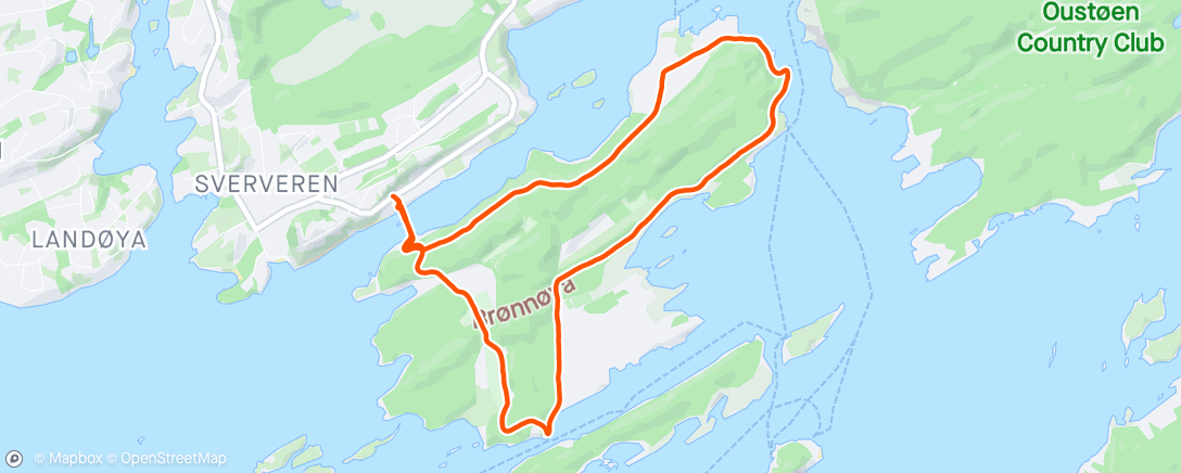 Mapa de la actividad, Brønnøya light m/Lars&Joachim