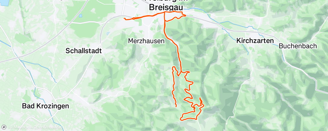 Map of the activity, Afternoon Ride