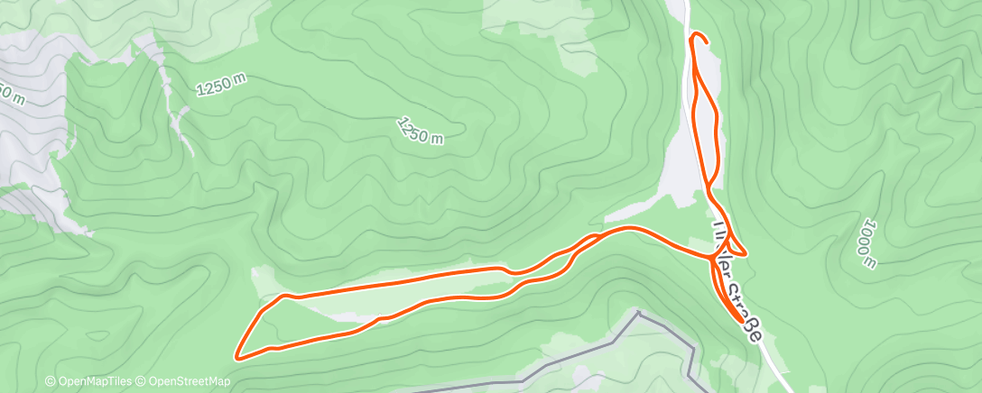 Peta aktivitas, Ski Nordisch am Morgen