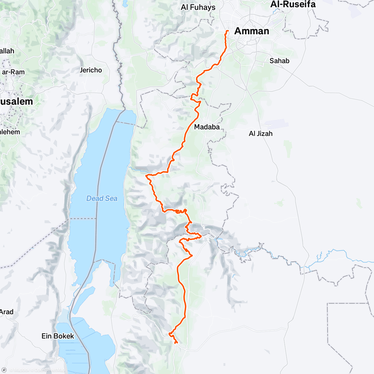 Map of the activity, JBT_3 + Amman