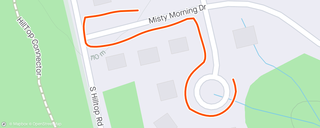 Map of the activity, real short run with A