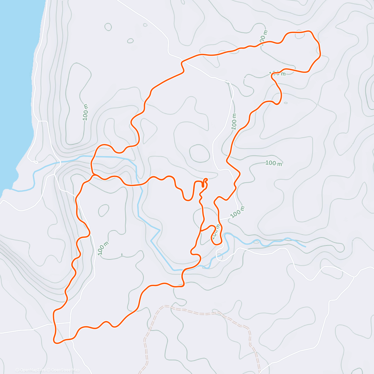 Map of the activity, Zwift - Suki's Playground in Makuri Islands