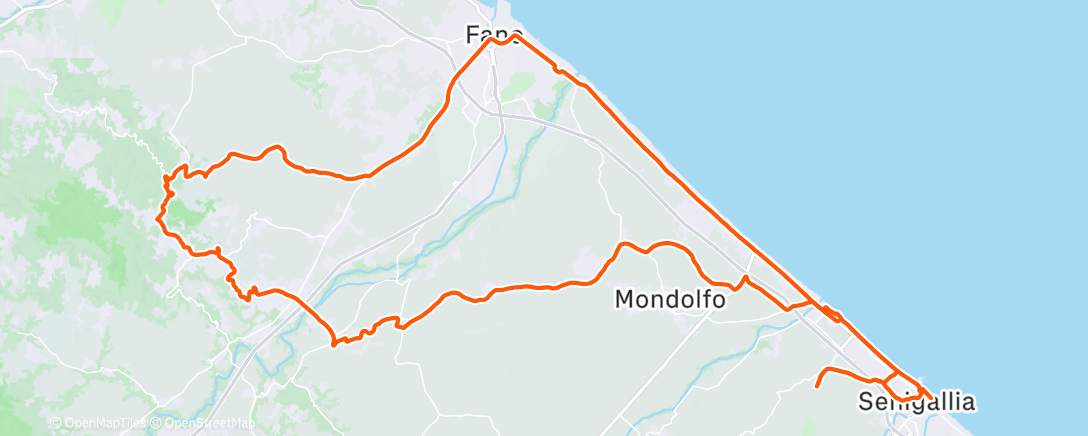 Map of the activity, Beato Sante