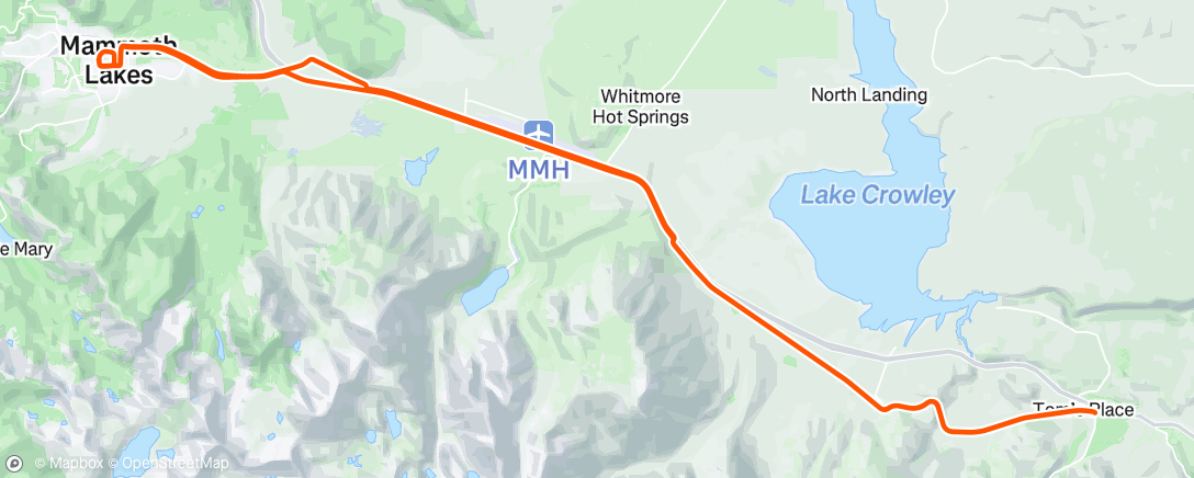 Map of the activity, Morning Ride