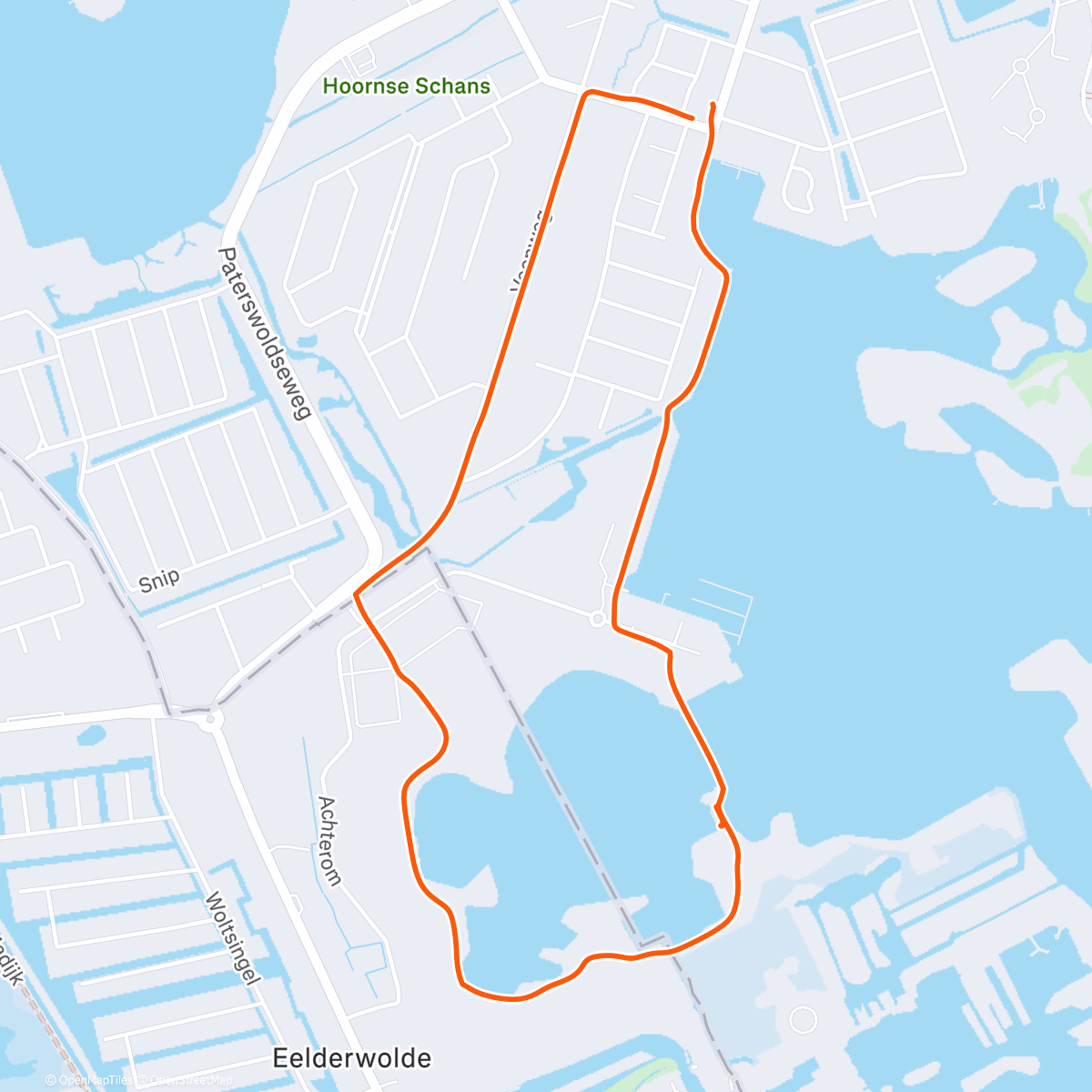 Карта физической активности (Rondje mist)