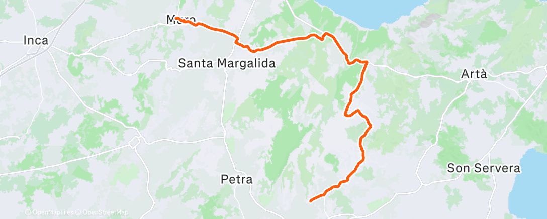 Map of the activity, Namiddagrit