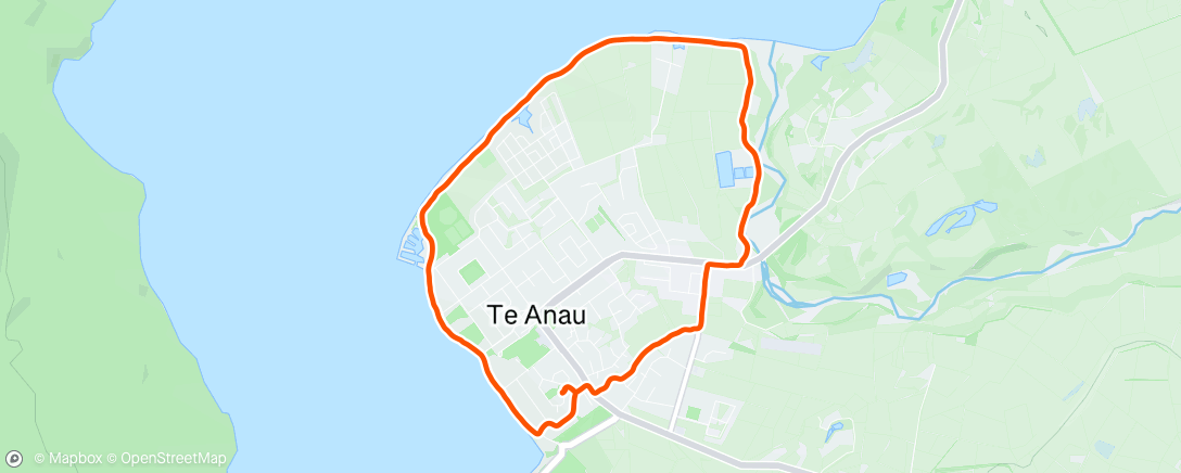 Map of the activity, Morning Run