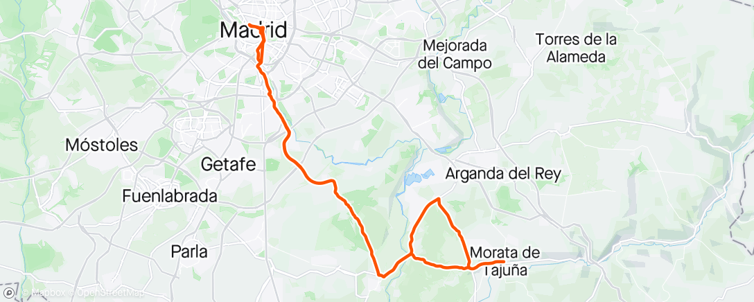 Map of the activity, Morata + Stopover at La Clasica de CCLavapies