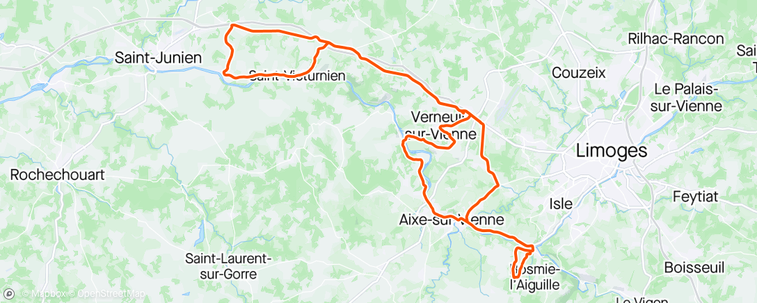Map of the activity, Ucc : U13 délocalisé à Verneuil