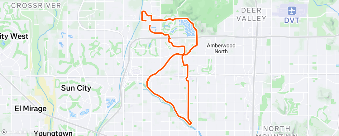 Map of the activity, Morning Ride