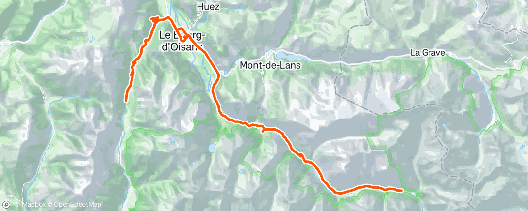Carte de l'activité