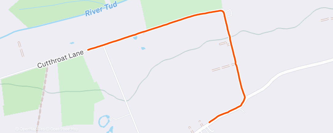 Map of the activity, Morning Walk