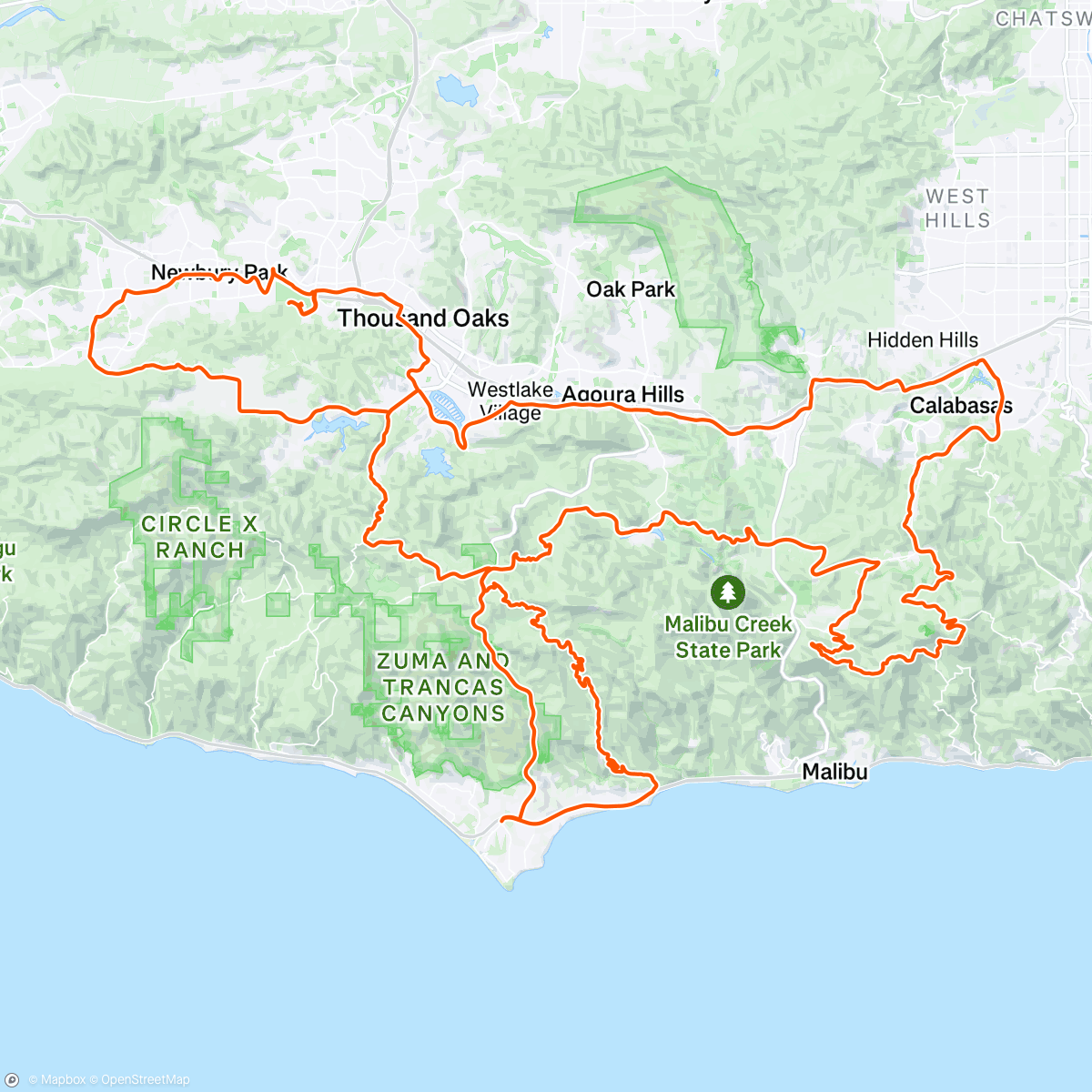 Map of the activity, Training