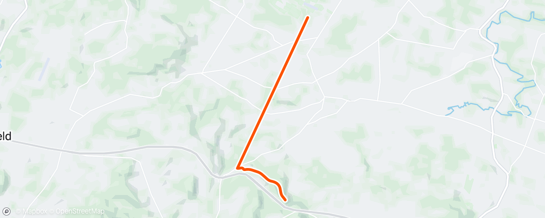 Map of the activity, Afternoon Nordic Ski