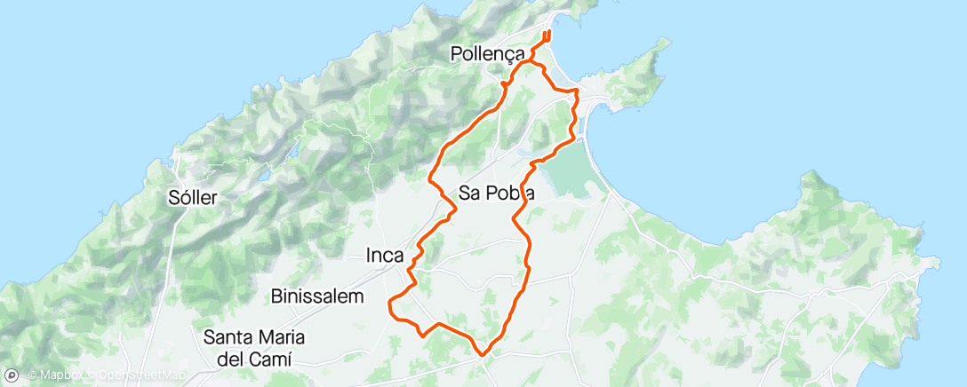 Map of the activity, Sineu loop