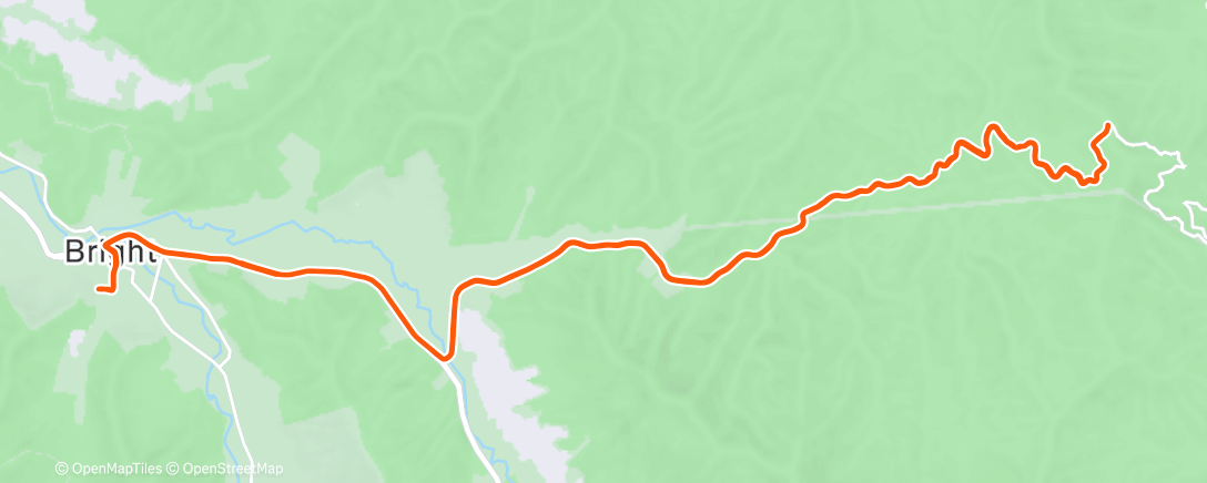 Peta aktivitas, Morning Ride